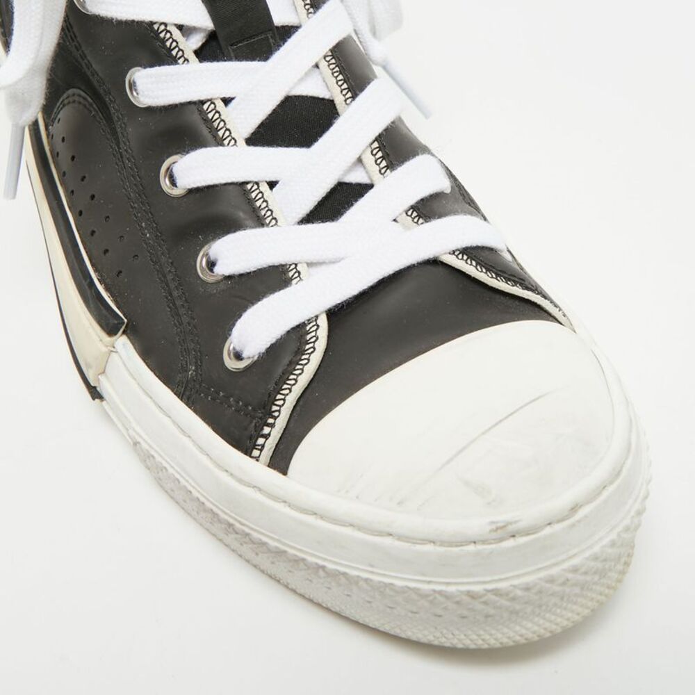 Dior B23 Size 41 Black Leather And Nylon High Top Sneakers - Picture 7 of 7